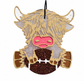 Highland cow football(Mahogany Paradise)